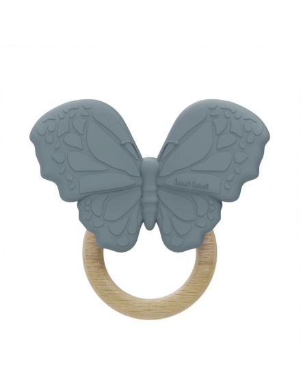 LABEL LABEL SILICONE TEETHER BUTTERFLY BLUE