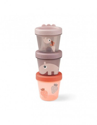 DONE BY DEER BABY FOOD CONTAINER 3-PACK OZZO POWDER