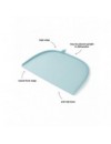 DONE BY DEER HIGH EDGE SILICONE PLACEMAT ELPHEE - BLUE
