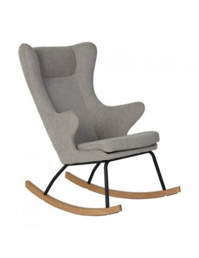 QUAX ROCKING ADULT CHAIR DE LUXE SAND GREY