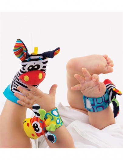 PLAYGRO JUNGLE WRIST RATTLE AND FOOT FINDER