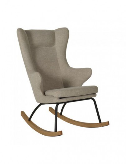 QUAX ROCKING ADULT CHAIR DE LUXE CLAY