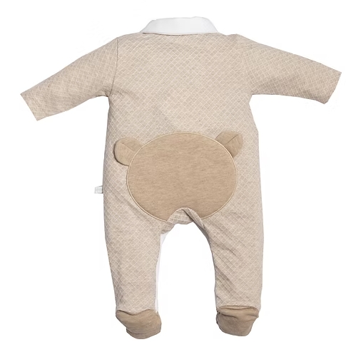 FIRST KRUIPPAKJE BEER MALTA PIQUE SAND-WHITE