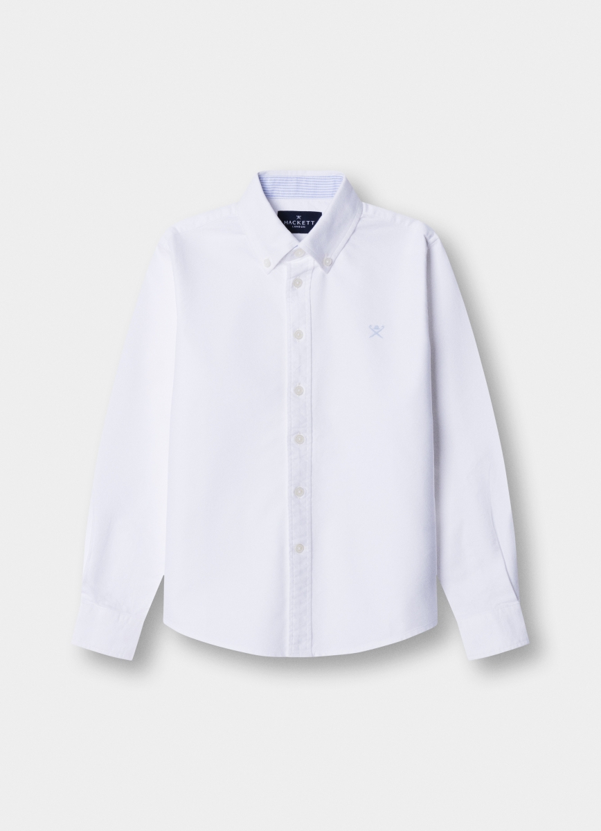 HACKETT HEMD OXFORD OPTIC WHITE