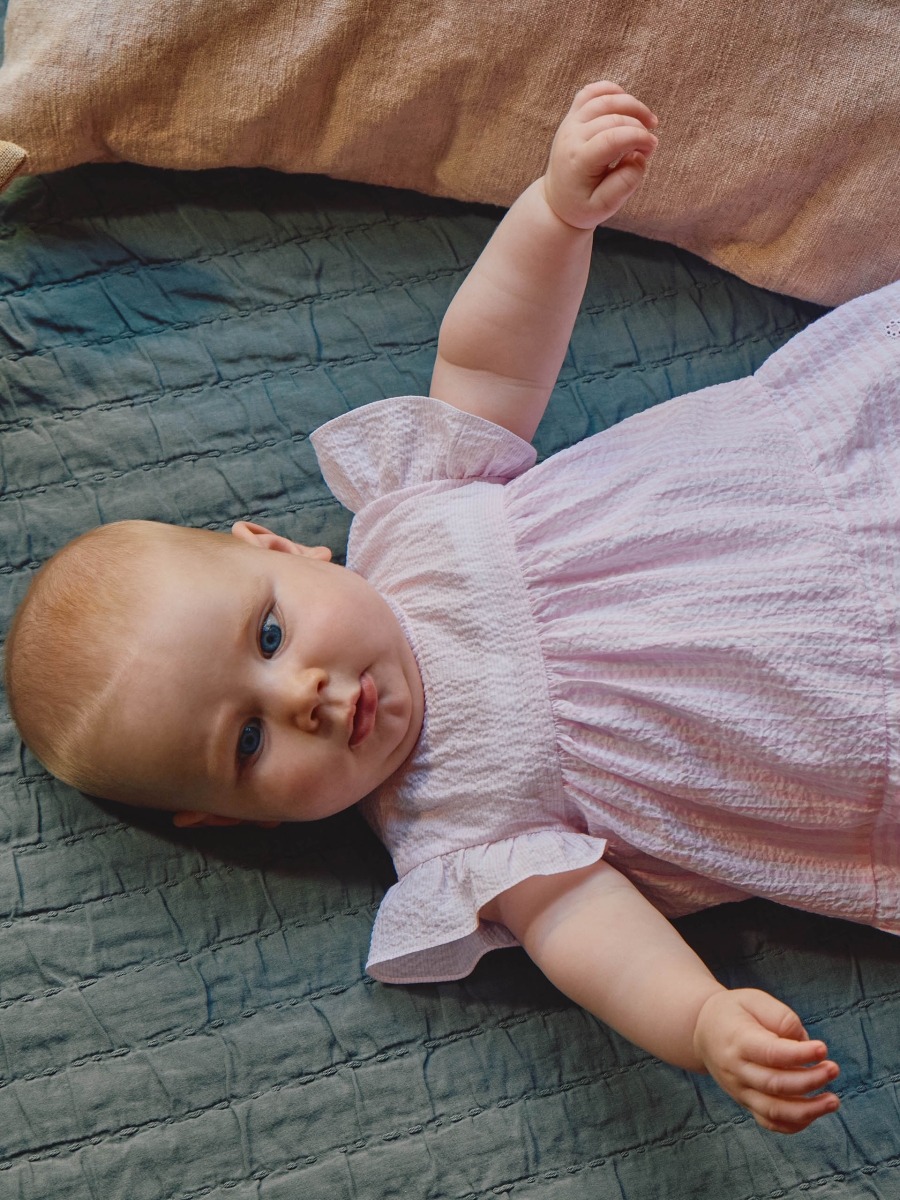 LARANJINHA KLEEDJE PINK STRIPES