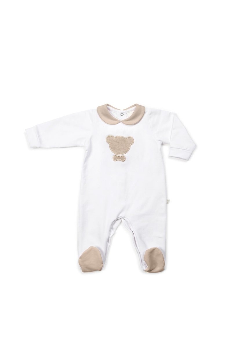 LIVING NATURE BABYPAKJE JULE WIT/BEIGE