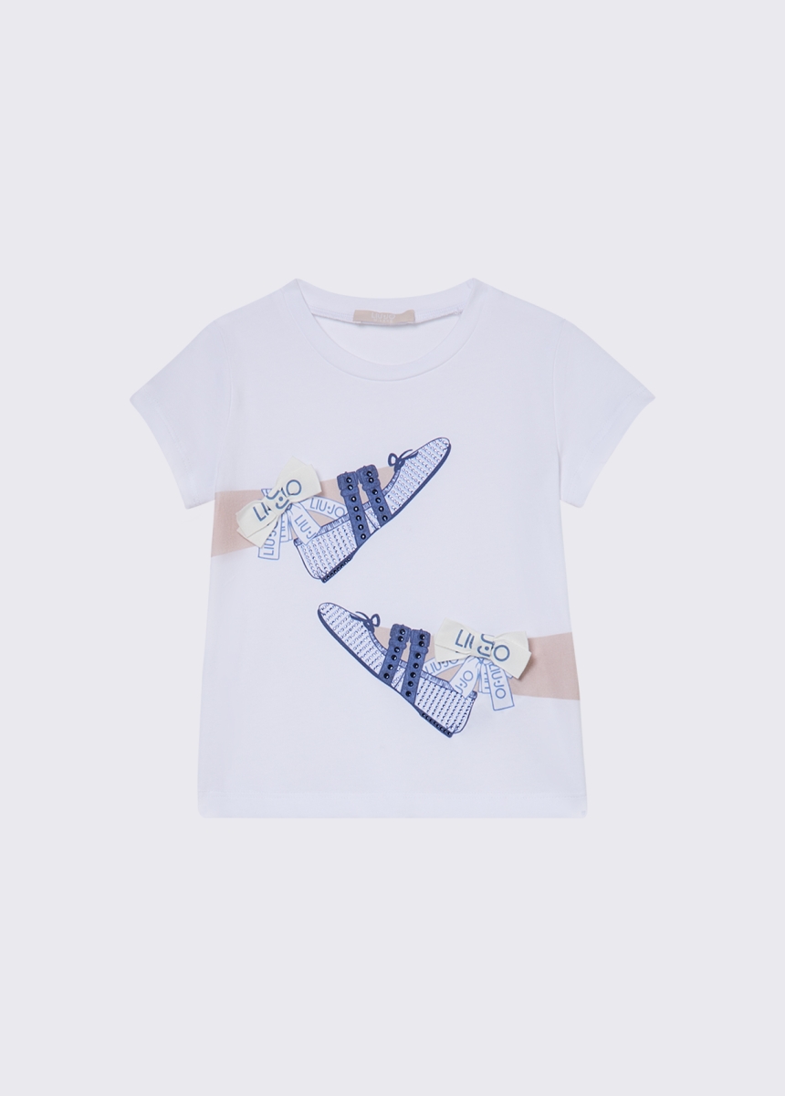 LIU JO T-SHIRT WHITE SHOES